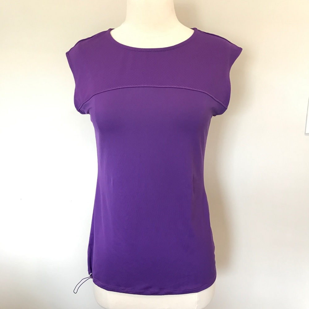 Lucy Purple Athletic Workout Tank Top